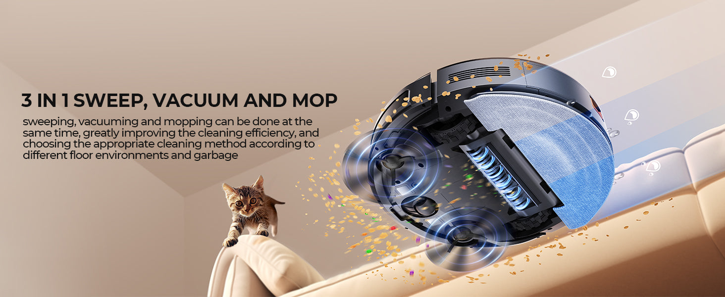 掃除機・クリーナー robotic vacuum cleaner OB8 Robot Vacuum Cleaner – Supersonic Inc